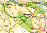 llangollen map extract image